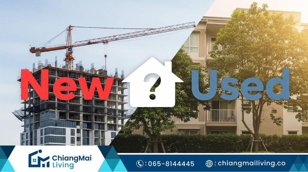 ซื้อคอนโดมือหนึ่ง vs มือสองในเชียงใหม่ มีข้อดี-ข้อเสีย อะไรบ้าง