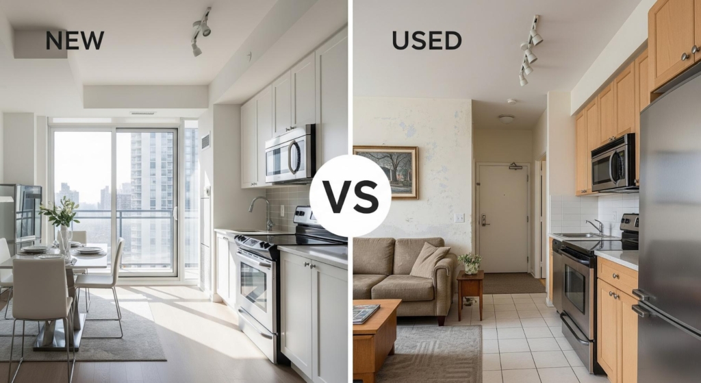 เปรียบเทียบแบบง่ายๆระหว่างคอนโดมือหนึ่งและมือสอง