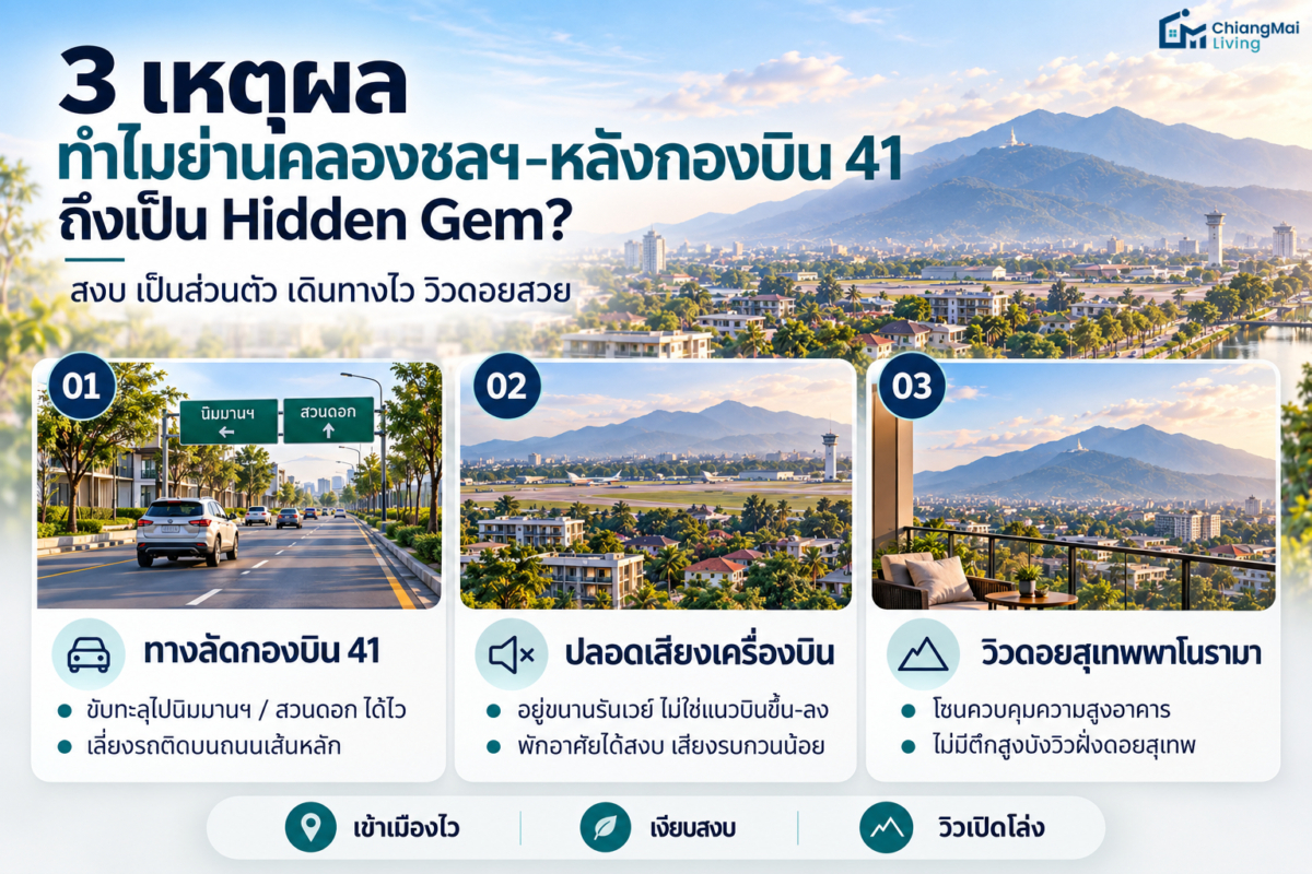 3 ข้อมูลเชิงลึก ทำไมทำเลนี้ถึงเป็น Hidden Gem ของการพักอาศัย
