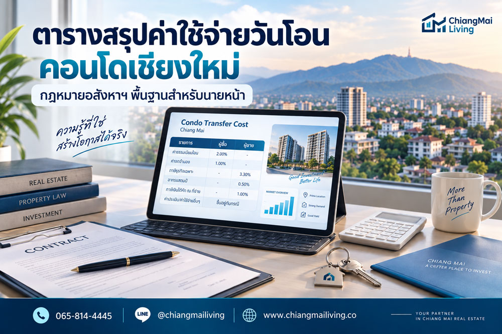 เจาะลึกเส้นทางเอเจนต์ คู่มือและ 10 ทักษะลับสำหรับนายหน้าขายคอนโดเชียงใหม่มืออาชีพ