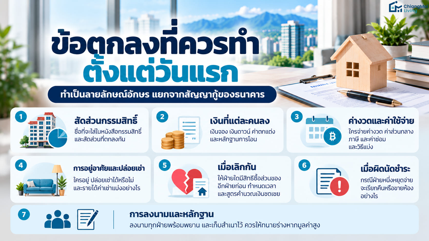 ข้อตกลงที่ควรทำตั้งแต่วันแรก