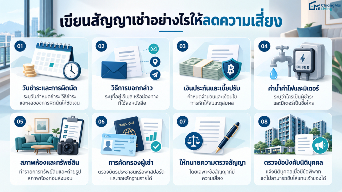เขียนสัญญาเช่าอย่างไรให้ลดความเสี่ยง