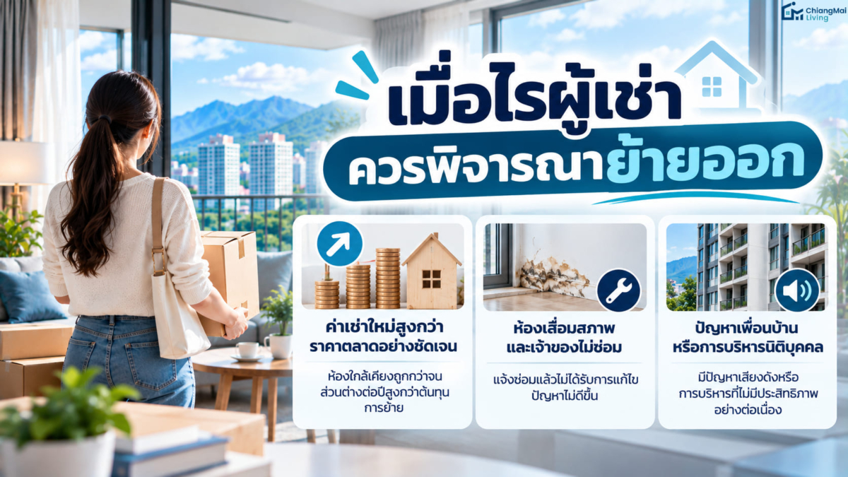 เมื่อไรผู้เช่าควรพิจารณาย้ายออก